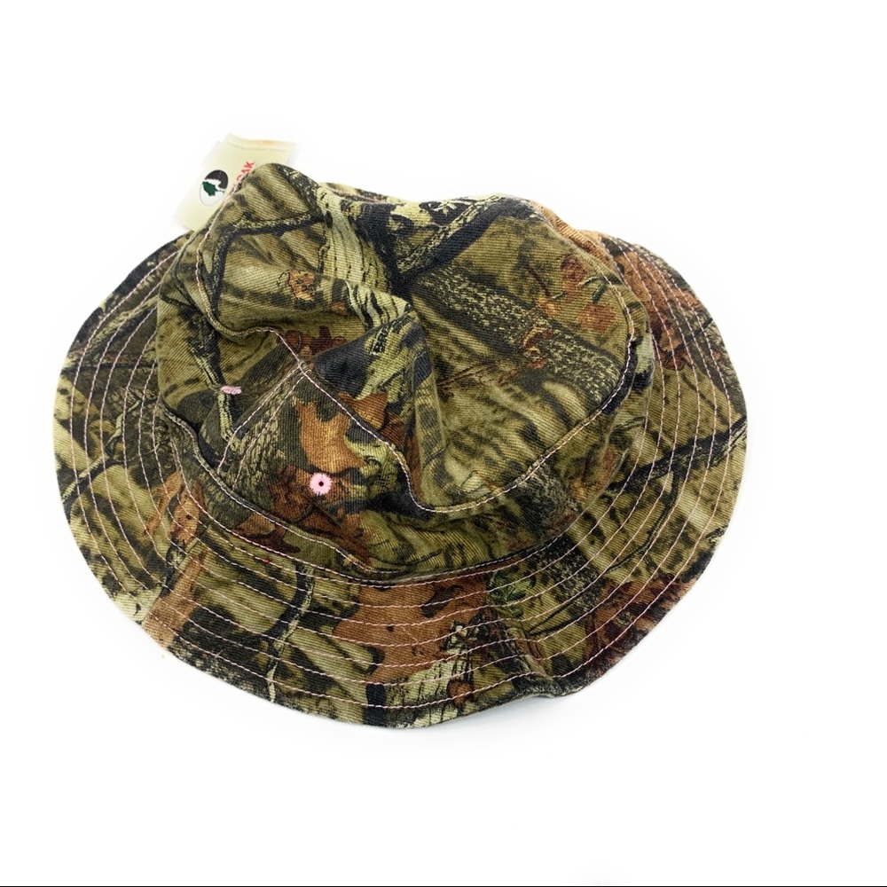 Women’s Mossy Oak Camo Bucket Hat Pink Interior Paramount Outdoors, One Size